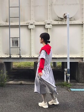 「sakishimatokyo（サキシマトーキョー）のアイテム（ヘアアクセサリー）」を使った、kyuiさん（レディース・148cm）の春コーディネート