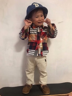 KeeeTさん（キッズ・90cm）の秋コーディネート