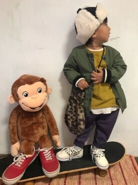 KeeeTさん（キッズ・90cm）の秋コーディネート