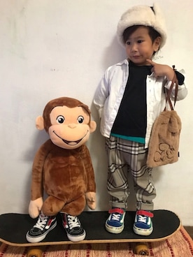KeeeTさん（キッズ・90cm）の秋コーディネート