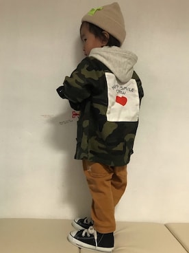 KeeeTさん（キッズ・90cm）の冬コーディネート