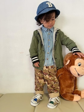 KeeeTさん（キッズ・90cm）の冬コーディネート