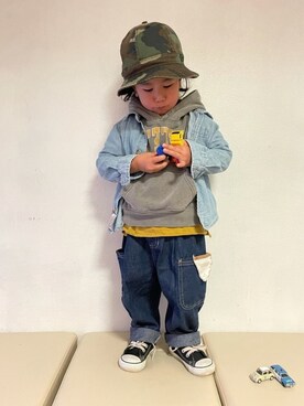 KeeeTさん（キッズ・90cm）の春コーディネート