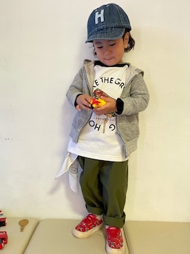 KeeeTさん（キッズ・90cm）の春コーディネート