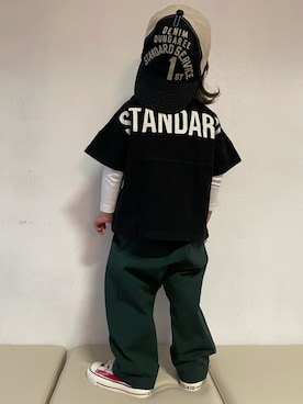 「オールスター」｜「アイテム（その他）」を使った、KeeeTさん（キッズ・90cm）の春コーディネート