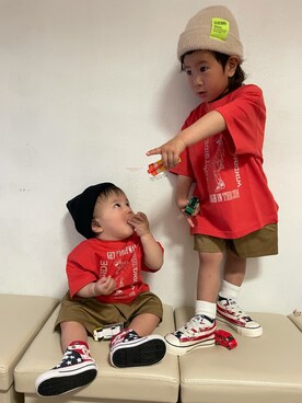 KeeeTさん（キッズ・90cm）の春コーディネート