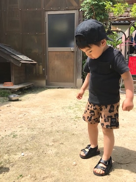 「こどもの日」｜「アイテム（キャップ）」を使った、yitさん（キッズ・80cm）の春コーディネート