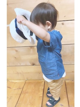 MU_kun(  ˙³˙)さん（キッズ・80cm）の夏コーディネート