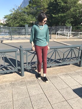 「BLANC..（ブラン）のアイテム」を使った、mmmさん（レディース・167cm）の春コーディネート