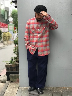 「ネルシャツ」｜omata takayaさん（メンズ・172cm・20代）の秋コーディネート