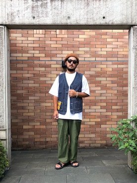 Schott/ショット/OLD HICKORY VEST/オールドヒッコリー ベスト