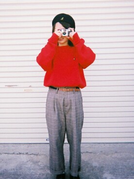 パンダ娘さん（レディース・156cm）の冬コーディネート