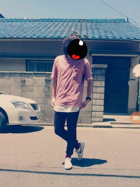 「NIKE（ナイキ）のNIKE/ナイキ グランドテラス 654495（スニーカー）」を使った、みっつさん（メンズ・172cm）の夏コーディネート