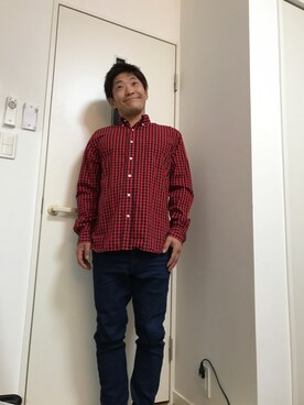 「BEAMS（ビームス）のアイテム（その他トップス）」を使った、taigaさん（メンズ・167cm）の秋コーディネート