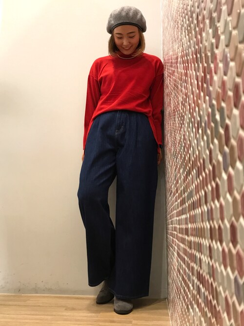 Konno Ayumi Earth Music Ecology Earth Music Ecologyのデニムパンツを使ったコーディネート Wear