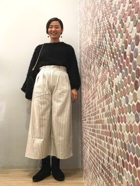 Konno Ayumiさん（レディース・167cm）の冬コーディネート