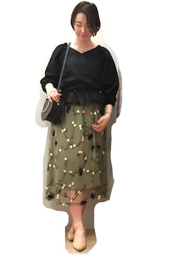 Konno Ayumiさん（レディース・167cm）の冬コーディネート