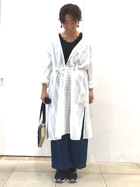 Konno Ayumiさん（レディース・167cm）の夏コーディネート