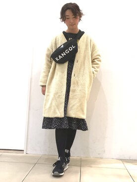 Konno Ayumiさんの「・花柄ロングギャザースカート ●＊」を使ったコーディネート