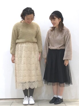 Konno Ayumiさん（レディース・167cm）の冬コーディネート