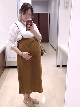「9ヶ月」｜「アイテム（ワンピース/ドレス）」を使った、Konno Ayumiさん（レディース・167cm）の秋コーディネート