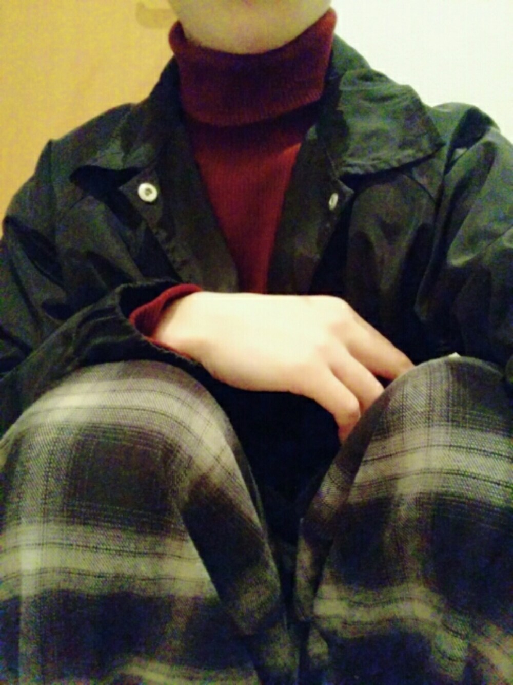 「韓国、dog、ブラック」｜「WEGOのアイテム（ナイロンジャケット、ブラック系）」を使った、SAEKI!I!I!さん（メンズ・170cm）の春コーディネートの1枚目の写真