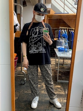 「RICHARDSON（リチャードソン）のアイテム」を使った、celibaby0107さん（レディース・161cm）の夏コーディネート