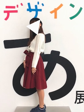 「AZUL（アズール）のアイテム（バッグ）」を使った、まなりんさん（レディース・164cm）の秋コーディネート