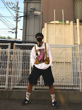 「FTC（エフティーシー）のアイテム（パンツ）」を使った、taizo0616さん（メンズ・178cm）の春コーディネート
