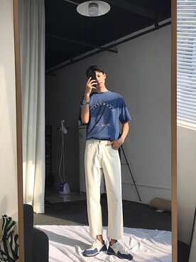 「SPALWART（スパルウォート）のアイテム」を使った、mcmxciiiさん（メンズ・182cm）の夏コーディネート