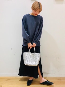 「SWEAT」｜erina.iさん（レディース・156cm）の春コーディネート