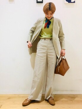 erina.iさん（レディース・156cm）の春コーディネート