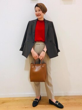「under160」｜erina.iさん（レディース・156cm）の秋コーディネート