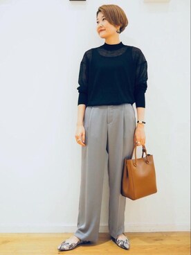 erina.iさん（レディース・156cm）の秋コーディネート