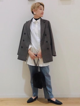 「秋におすすめシャツ＆ブラウス スタイル」｜erina.iさん（レディース・156cm）の秋コーディネート