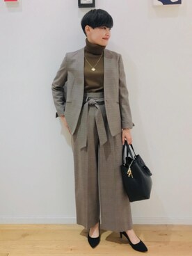 erina.iさん（レディース・156cm）の秋コーディネート