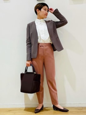 erina.iさん（レディース・156cm）の冬コーディネート