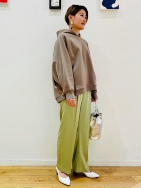 erina.iさん（レディース・156cm）の春コーディネート