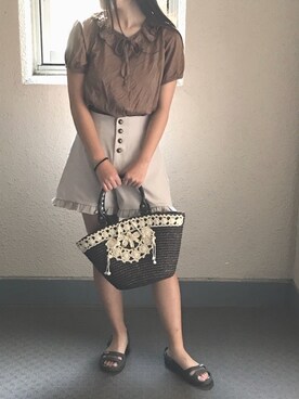 あ〜ゆんさん（レディース・156cm）の夏コーディネート