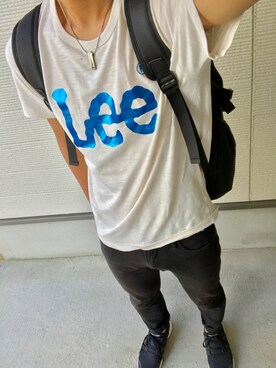 「WEGO（ウィゴー）のWEGO/ストーンバーネックレス（ネックレス、ゴールド系）」を使った、Jさん（メンズ・169cm）の秋コーディネート