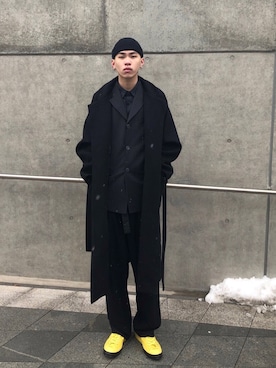 「IMMENSE（イメンス）のアイテム」を使った、KEISさん（メンズ・182cm）の春コーディネート