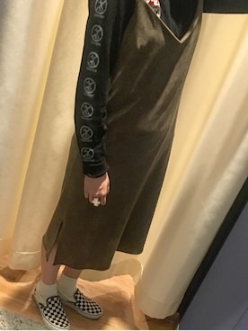 「坩堝（ルツボ）のアイテム」を使った、☺︎さん（レディース・156cm）の春コーディネート