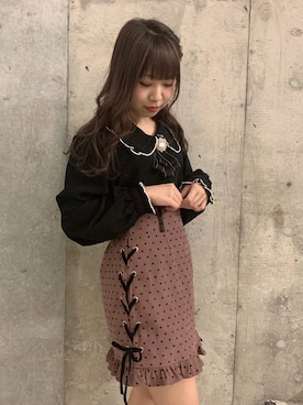 「ROJITA（ロジータ）のアイテム」を使った、ROJITA_natsumiさん（レディース・150cm）の冬コーディネート
