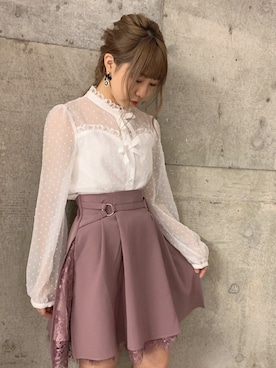 「ROJITA（ロジータ）のアイテム」を使った、ROJITA_natsumiさん（レディース・150cm）の春コーディネート