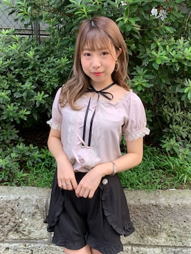「ROJITA（ロジータ）のアイテム」を使った、ROJITA_natsumiさん（レディース・150cm）の夏コーディネート
