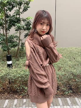 「ROJITA（ロジータ）のアイテム」を使った、ROJITA_natsumiさん（レディース・150cm）の冬コーディネート