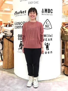 coen  つるおかさん（レディース・151cm）の秋コーディネート