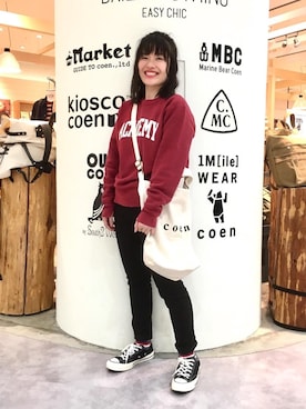 coen  つるおかさん（レディース・151cm）の秋コーディネート