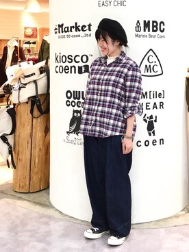 coen  つるおかさん（レディース・151cm）の秋コーディネート