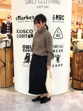 coen つるおかさん(レディース・151cm)の冬コーディネート